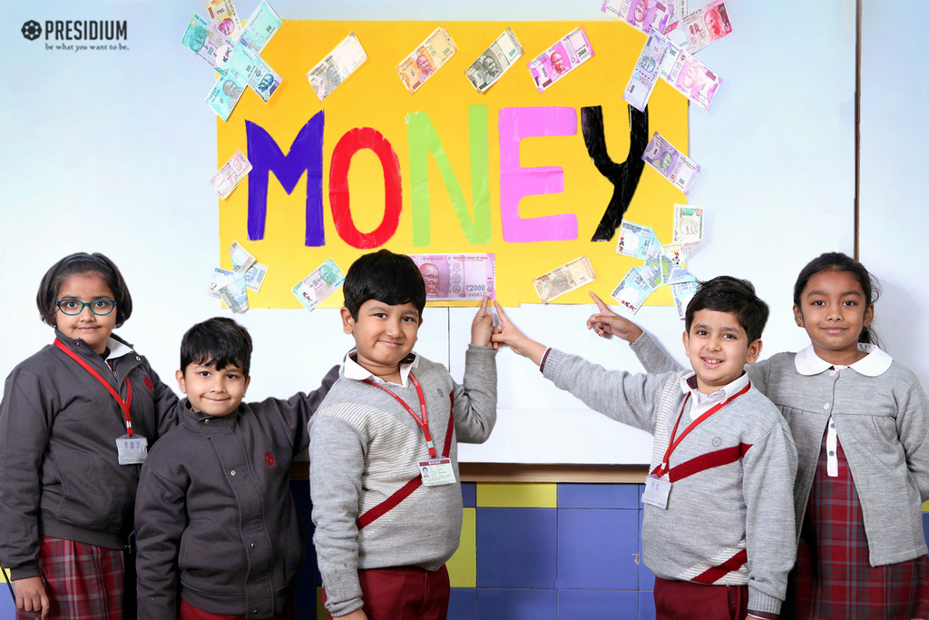 Presidium Dwarka-6, PRESIDIANS LEARN THE CONCEPT OF MONEY WITH A FUN MATH ACTIVITY