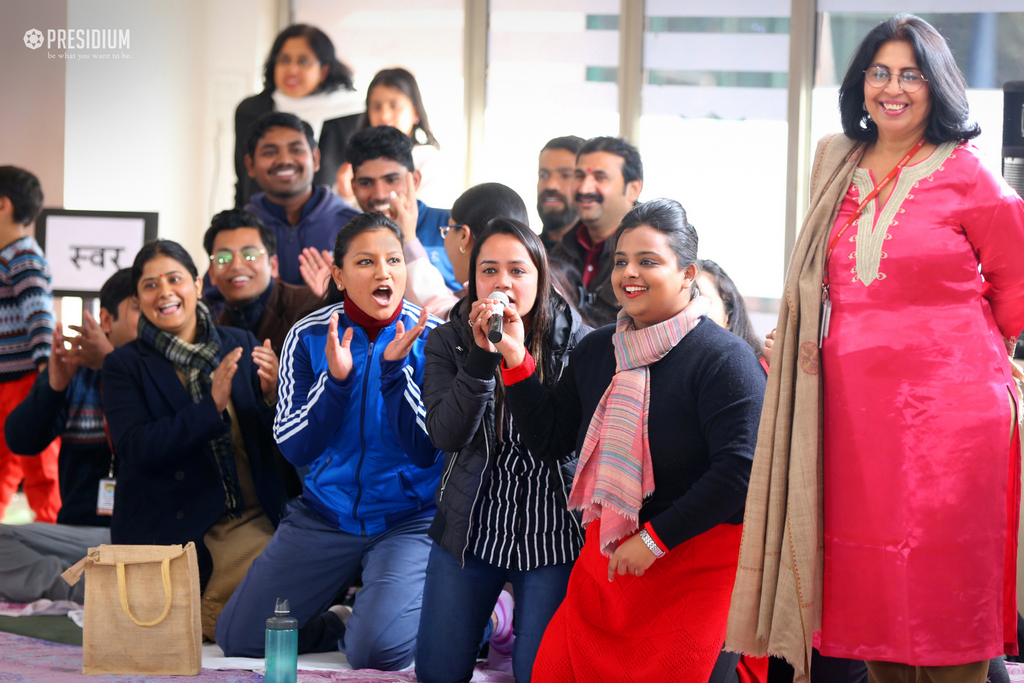 Presidium Gurgaon-57, RINGING IN THE NEW YEAR WITH DEAR SUDHA MA’AM Presidium Gurgaon-57, RINGING IN THE NEW YEAR WITH DEAR SUDHA MA’AM
