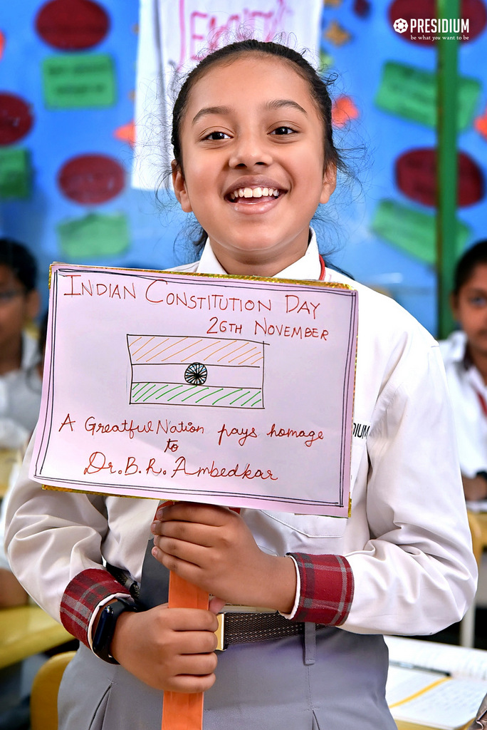 Presidium Pitampura, STUDENTS CELEBRATE NATIONAL CONSTITUTION DAY 