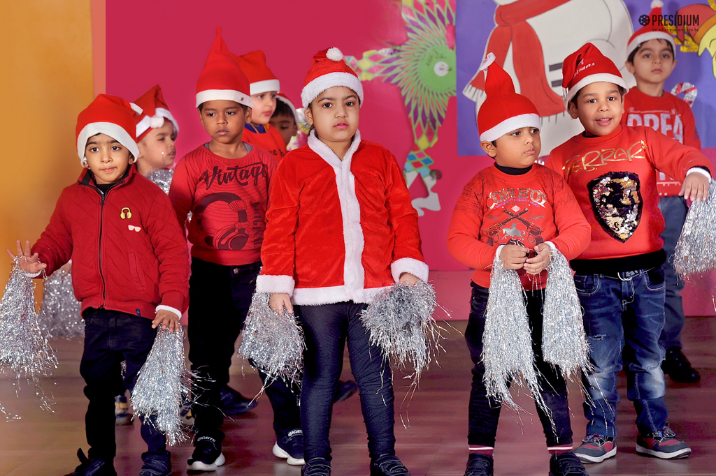 Presidium Pitampura, GRAND ENTRY OF SANTA CAPTIVATES HEARTS OF PRESIDIANS ON CHRISTMAS