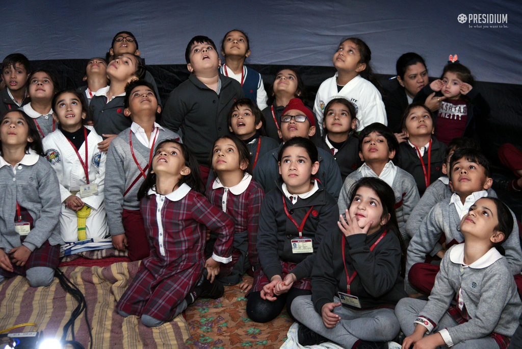 Presidium Punjabi Bagh, STUDENTS UNRAVEL MYSTERIES OF UNIVERSE IN PLANETARIUM WORKSHOP