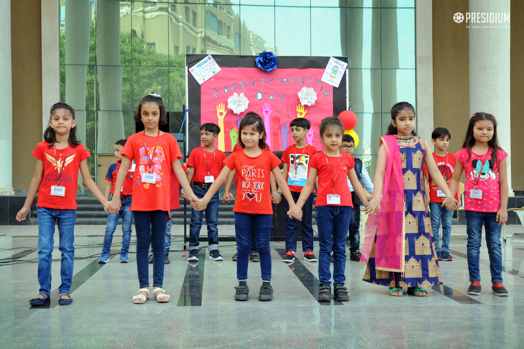 Presidium Gurgaon-57, FRIENDSHIP DAY:STUDENTS EXPRESS THE IMPORTANCE OF HAVING FRIENDS!