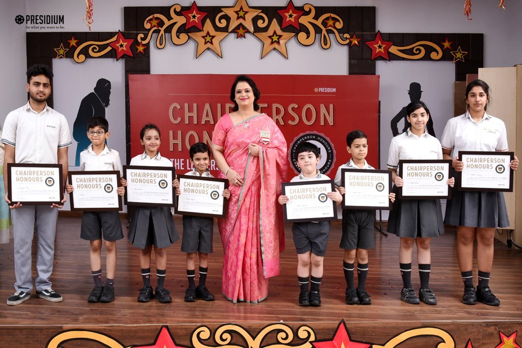 Presidium Indirapuram, CHAIRPERSON HONOURS: CELEBRATING STUDENT EXCELLENCE