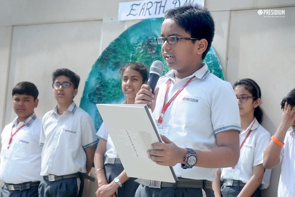 Presidium Indirapuram, WORLD EARTH DAY: A PLEDGE TO SAFEGUARD THE PLANET EARTH