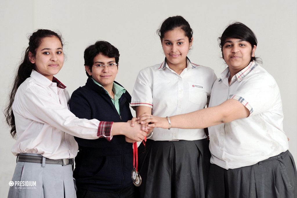 Presidium Indirapuram, PRESIDIUM’S GIRL POWER ENTERS NATIONAL WEIGHT LIFTING CHAMPIOSHIP