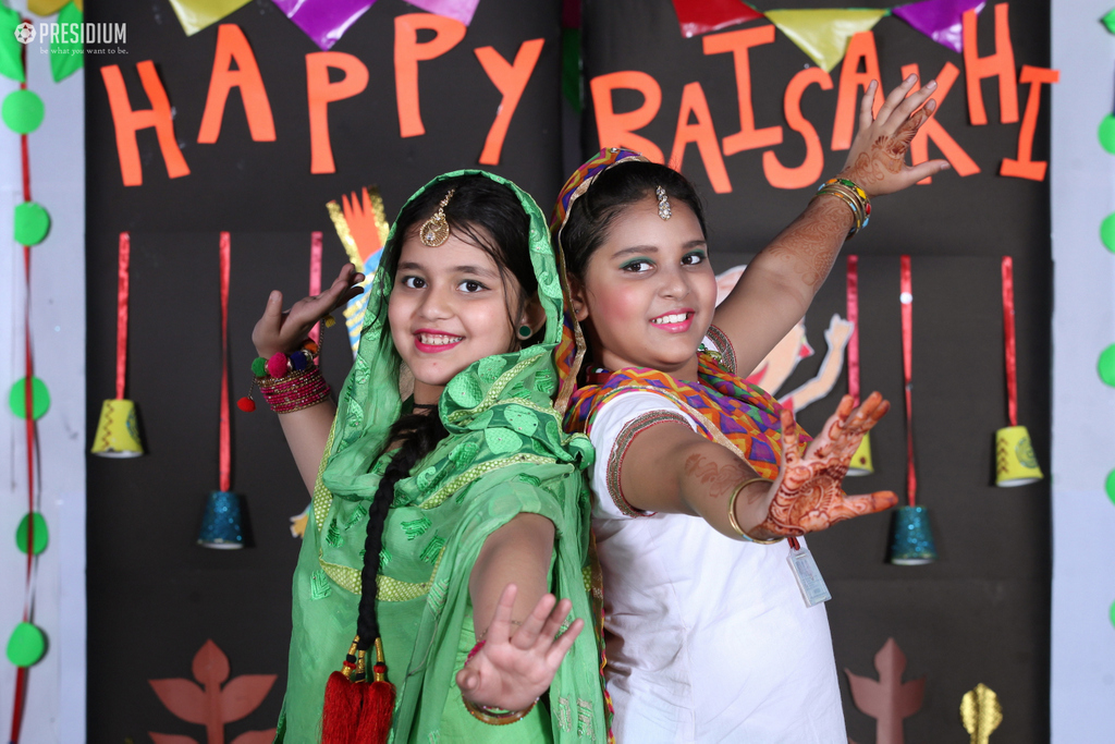 Presidium Vivek Vihar, HAPPY BAISAKHI! PRESIDIANS CELEBRATE THE NEW HARVEST SEASON