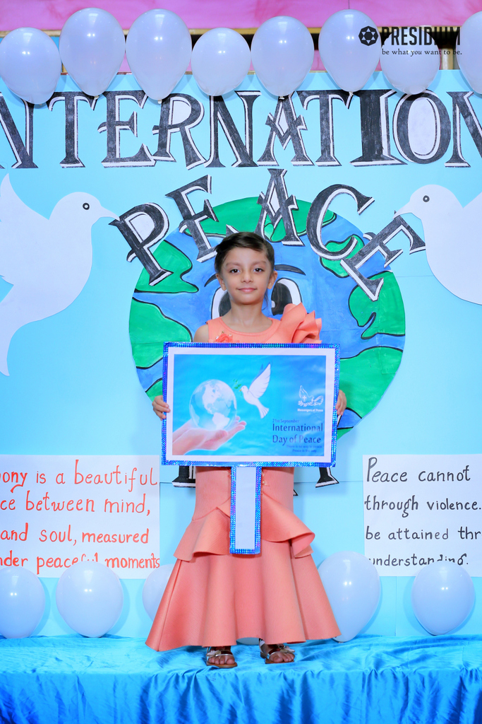 Presidium Punjabi Bagh, INTERNATIONAL DAY OF PEACE:PRESIDIANS SPREAD LOVE & PEACE!