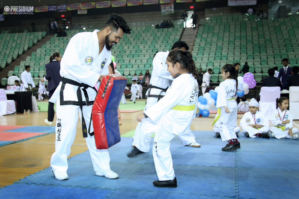 Presidium Punjabi Bagh, PRESIDIUM BAGS A TROPHY AT SUBJUNIOR TAEKWONDO CHAMPIONSHIP