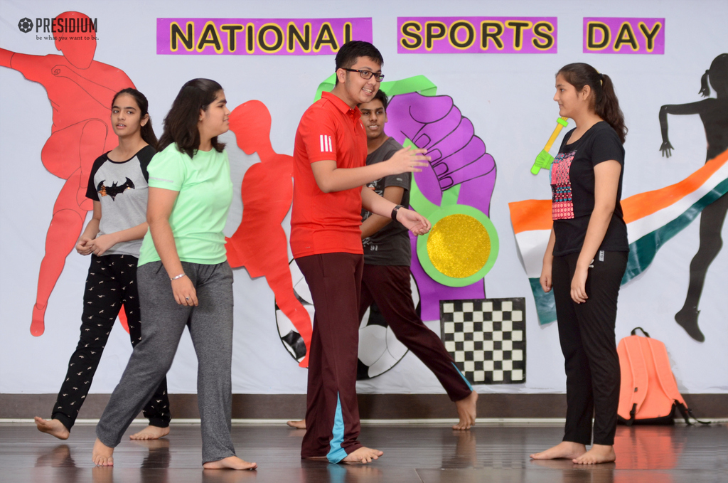 Presidium Rajnagar, CELEBRATING THE GLORY OF SPORTS ON NATIONAL SPORTS DAY