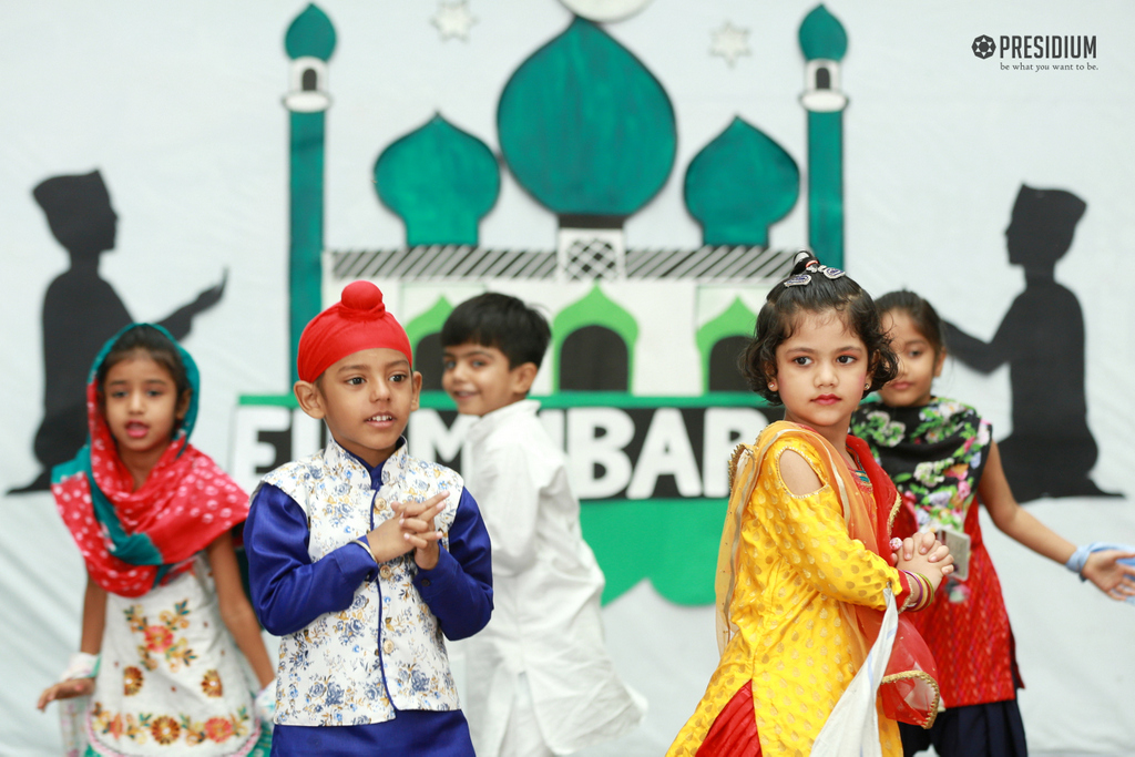 Presidium Rajnagar, THE SCHOOL ATRIUM ENLIVENS WITH EID CELEBRATIONS