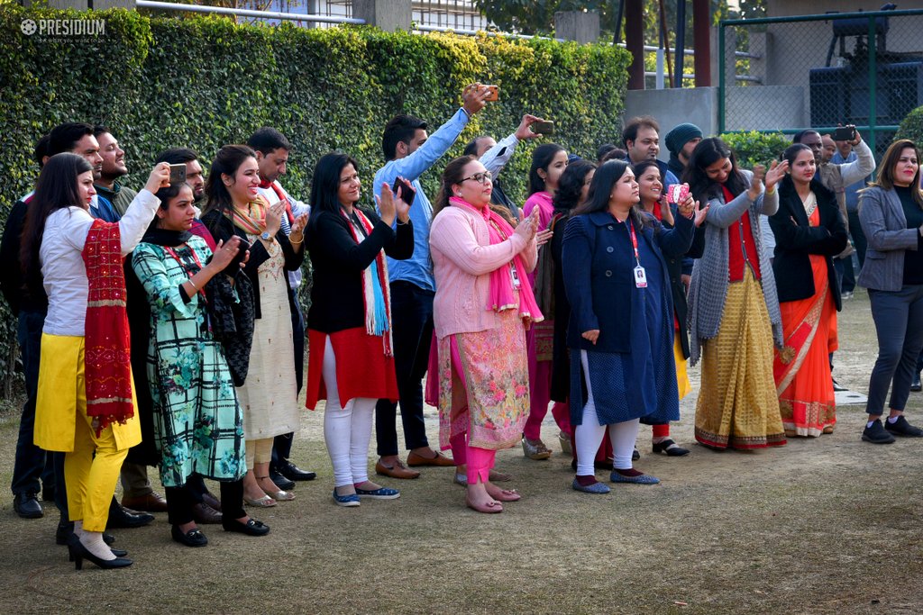 Presidium Rajnagar, A JOYFUL LOHRI CELEBRATION WITH OUR DEAR SUDHA MA’AM