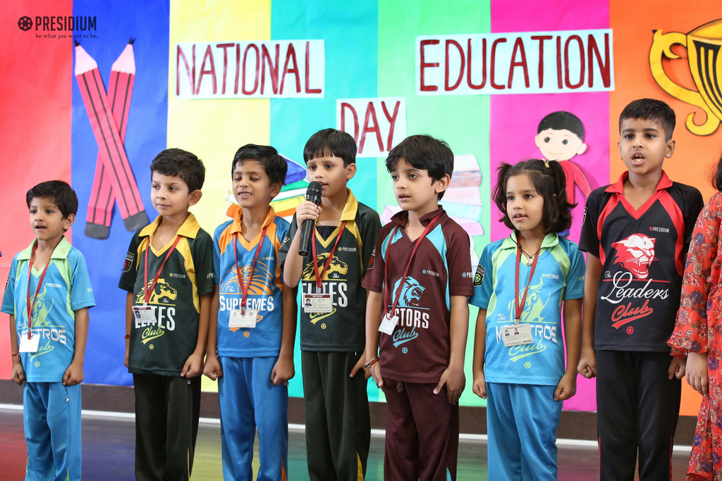 Presidium Rajnagar, NATIONAL EDUCATION DAY: EDUCATION IS THE SOURCE OF POWER PROGRESS