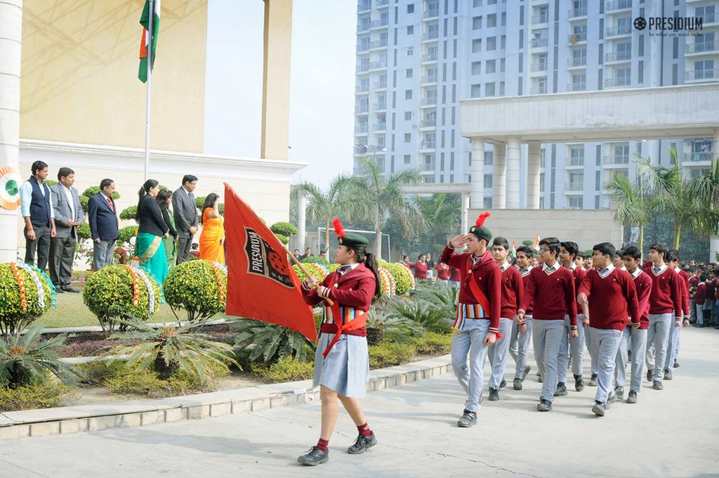 Presidium Indirapuram, PATRIOTIC PRESIDIANS CELEBRATE 69TH REPUBLIC DAY WITH ZEST