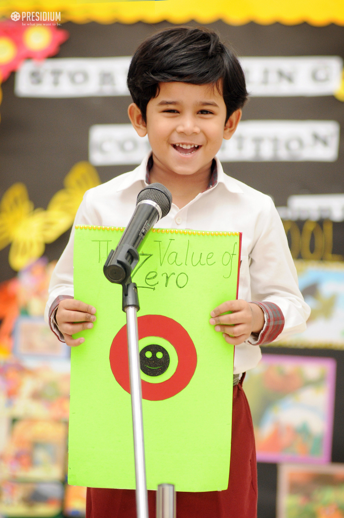 Presidium Indirapuram, LITTLE PRESIDIANS SHOWCASE THEIR CREATIVITY WITH STORYTELLING