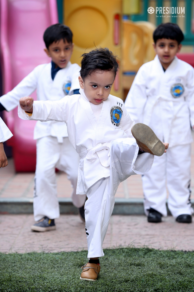 Presidium Vivek Vihar, PRESIDIANS INDULGE IN A FUN TAEKWONDO ACTIVITY