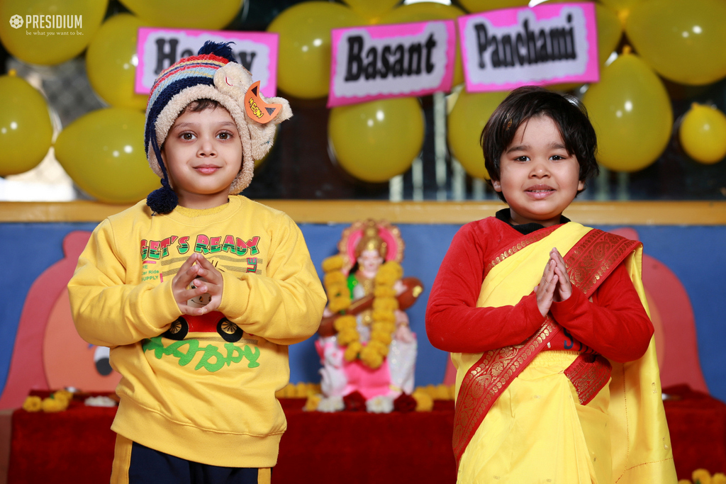 Presidium Vivek Vihar, PRESIDIANS CELEBRATE BASANT PANCHAMI WITH GREAT ARDOR