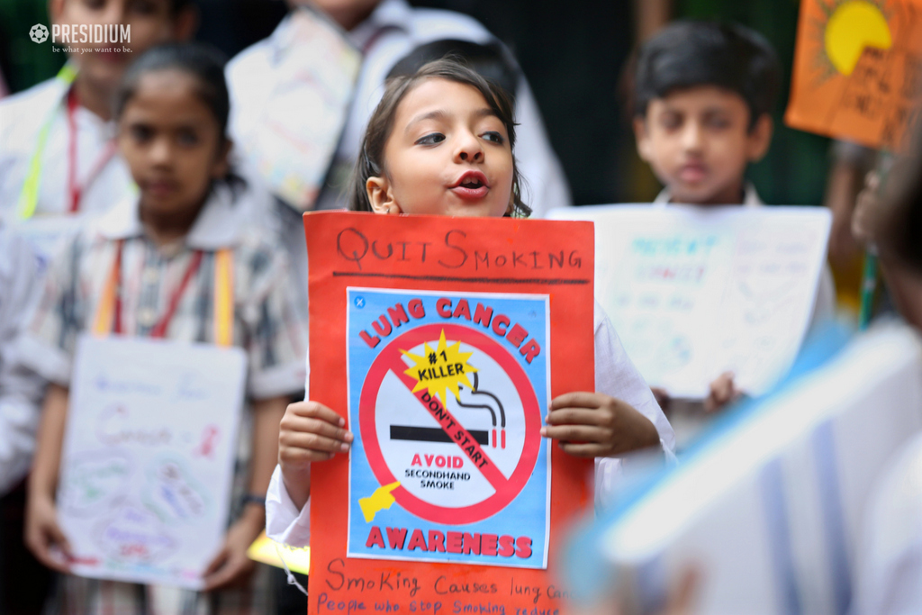 Presidium Vivek Vihar, AN INFLUENCIAL ROAD SHOW ON CANCER AWARENESS DAY