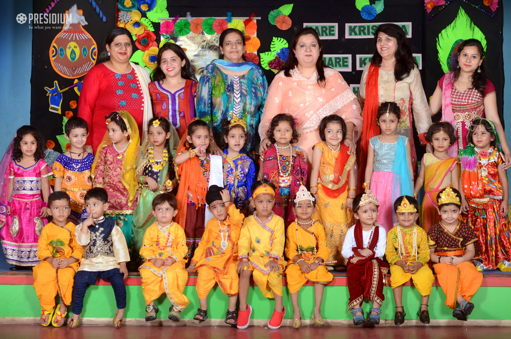 Presidium Vivek Vihar, FLAMBOYANT JANMASHTAMI CELEBRATIONS ELATES YOUNG SOULS