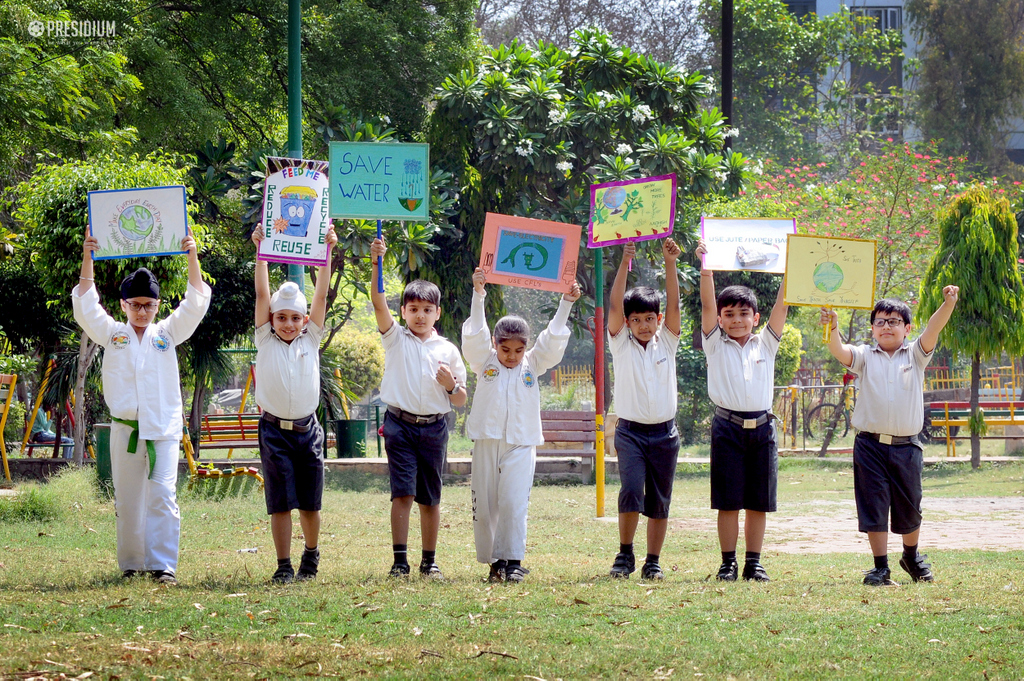 Presidium Vivek Vihar, SPREADING THE MESSAGE OF SAVING ENVIRONMENT ON WORLD EARTH DAY!