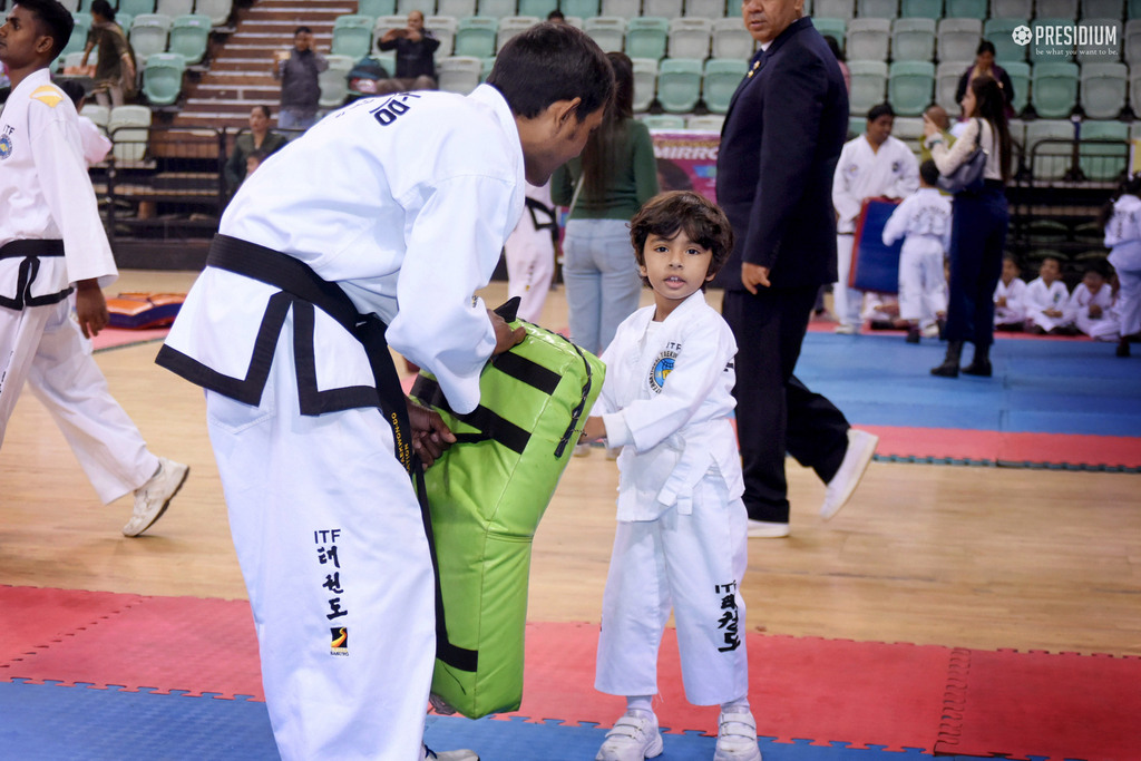 Presidium Vivek Vihar, STUDENTS OF PRESIDIUM ACED IN TAEKWONDO