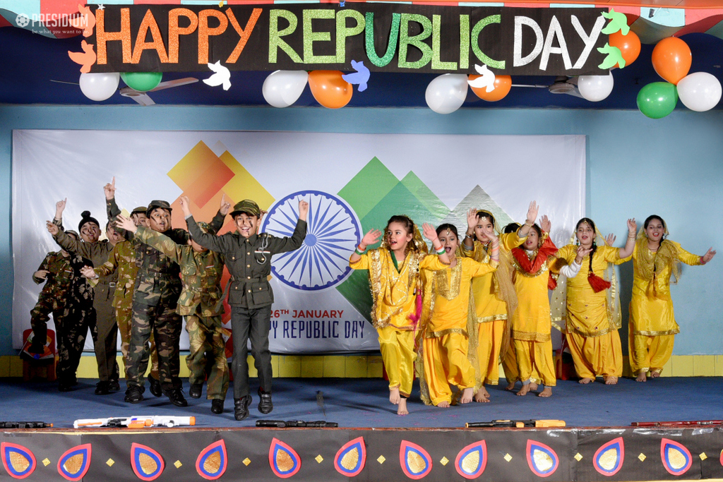 Presidium Vivek Vihar, SUDHA MA'AM JOINS LEADERS OF TOMORROW ON REPUBLIC DAY CELEBRATION