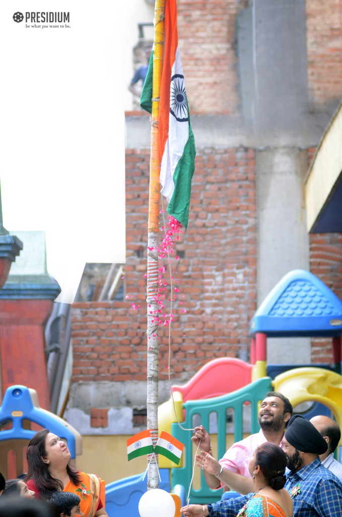 Presidium Vivek Vihar, INDEPENDENCE DAY SPREE FILLS THE AURA AT SCHOOL WITH PATRIOTISM