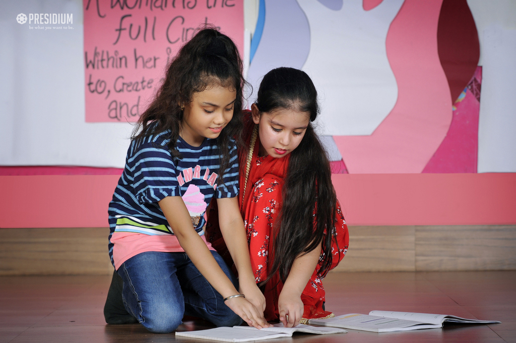 Presidium Pitampura, YOUNG PRESIDIANS MARK WOMEN EQUALITY DAY WITH A SPECIAL ASSEMBLY