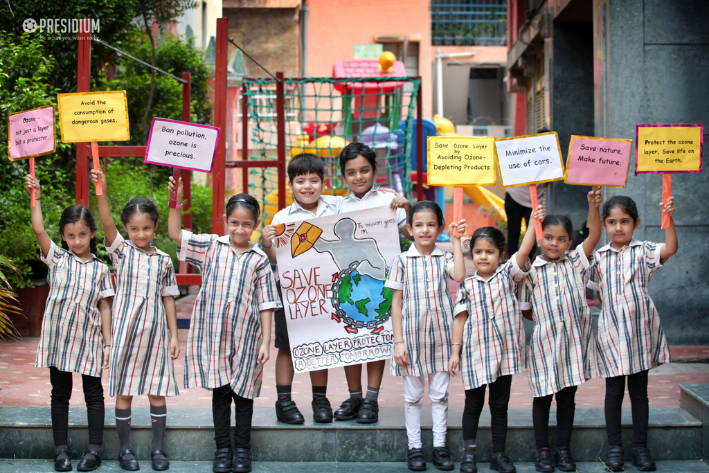 Presidium Pitampura, WORLD OZONE DAY: YOUNG INTELLECTUALS CELEBRATED WORLD OZONE DAY