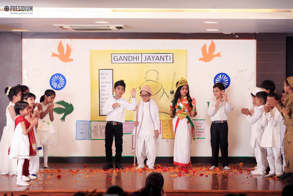 Presidium Gurgaon-57, GANDHI JAYANTI: PRESIDIANS VOW TO FOLLOW GANDHIJI'S PATH OF LIFE