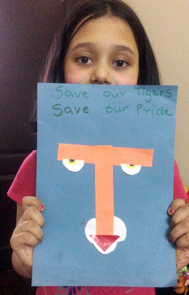 Presidium Indirapuram, GLOBAL TIGER DAY: STUDENTS  PLEDGE TO PROTECT THE NATIONAL ANIMAL