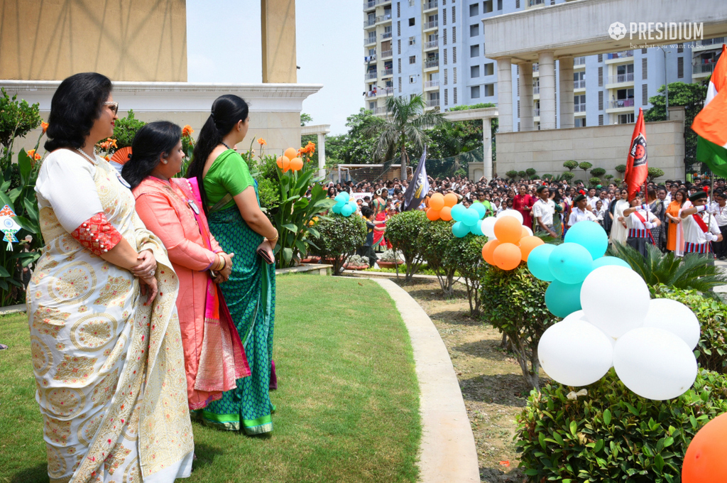 Presidium Indirapuram, MRS.SUDHA GUPTA GRACES THE GRAND INDEPENDENCE DAY CELEBRATION