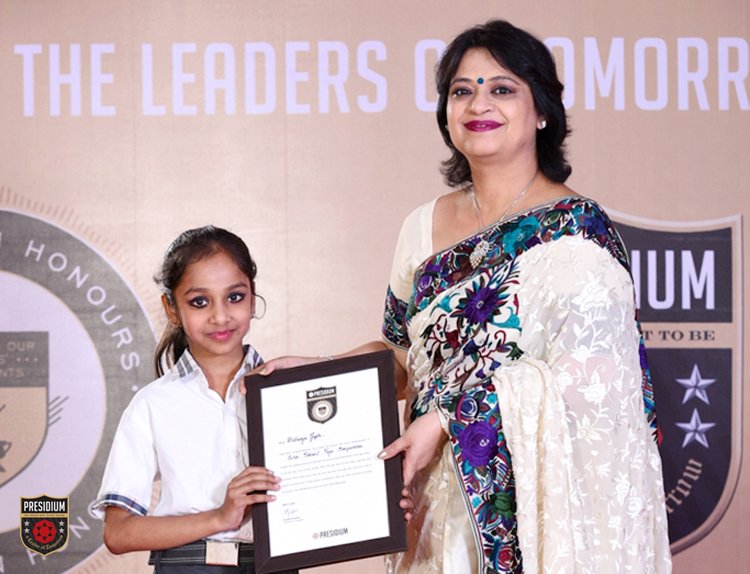 Presidium Indirapuram, PRESIDIUM’S YOUNG ACHIEVERS ACKNOWLEDGED AT CHAIRPERSON HONOURS-A GRAND CEREMONY