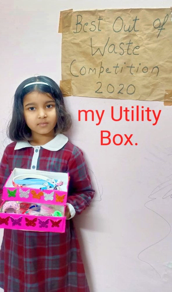 Presidium Dwarka-6, LITTLE ARTSY HANDS CREATE THE BEST OUT OF WASTE!