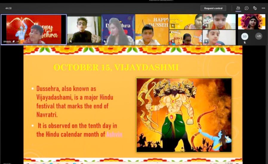 Presidium Dwarka-6, STUDENTS CELEBRATE THE TRIUMPH OF GOOD OVER EVIL ON DUSSEHRA Presidium Dwarka-6, STUDENTS CELEBRATE THE TRIUMPH OF GOOD OVER EVIL ON DUSSEHRA