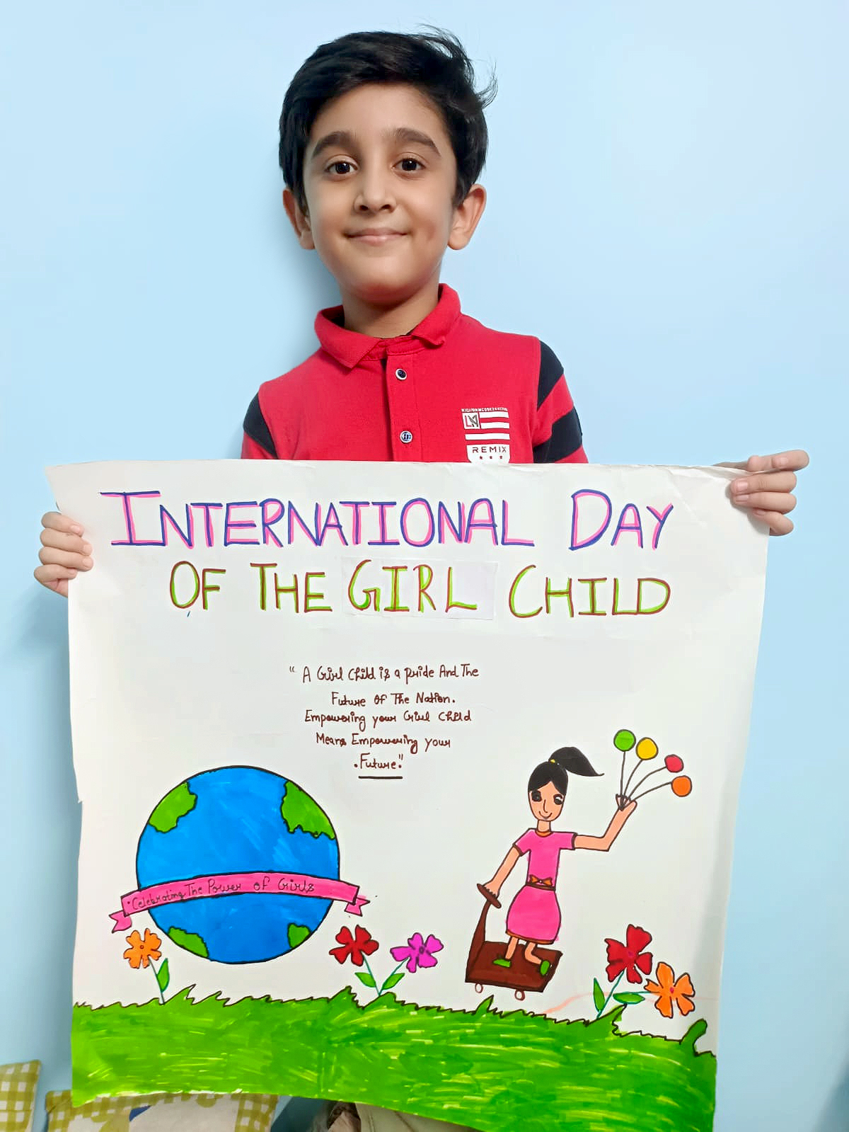 Presidium Dwarka-6, INTERNATIONAL DAY OF GIRL CHILD: GIRLS ARE THE FUTURE