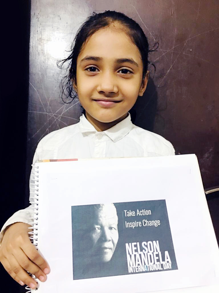 Presidium Dwarka-6, PRESIDIANS REMEMBER THE TEACHINGS OF NELSON MANDELA