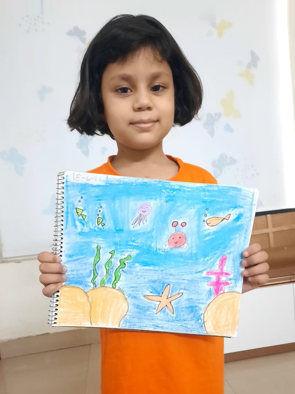 Presidium Indirapuram, STUDENTS EXHIBIT THEIR TALENT AT COLOURING COMPETITION