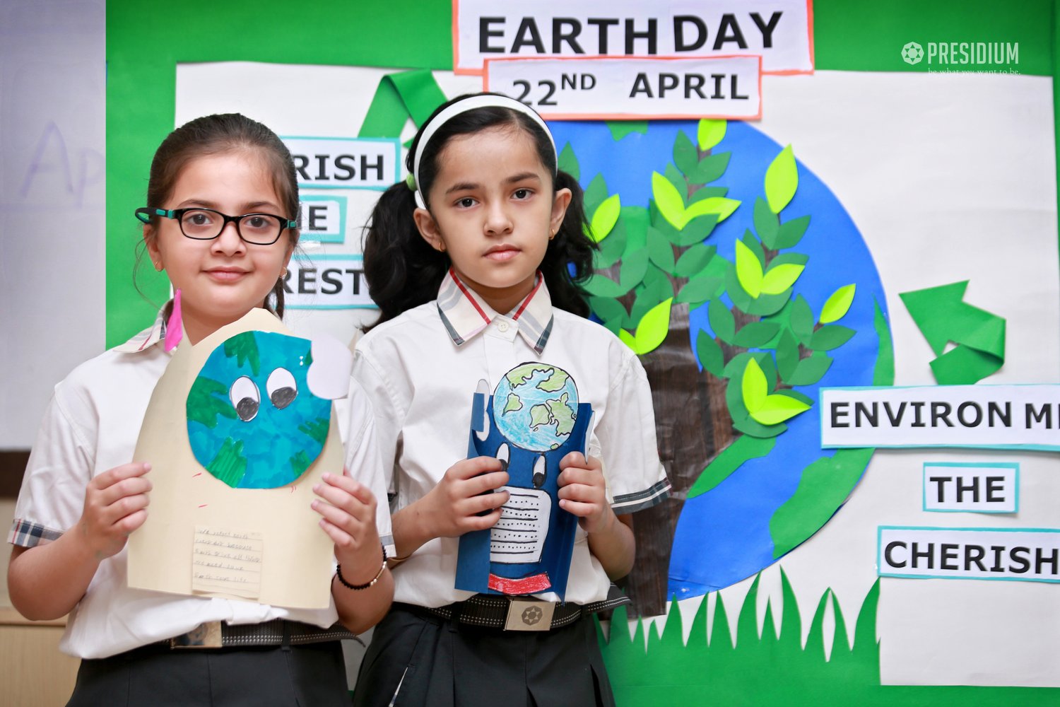 Presidium Indirapuram, PRESIDIANS CELEBRATE EARTH DAY WITH A PLEDGE TO SAVE ENVIRONMENT! 