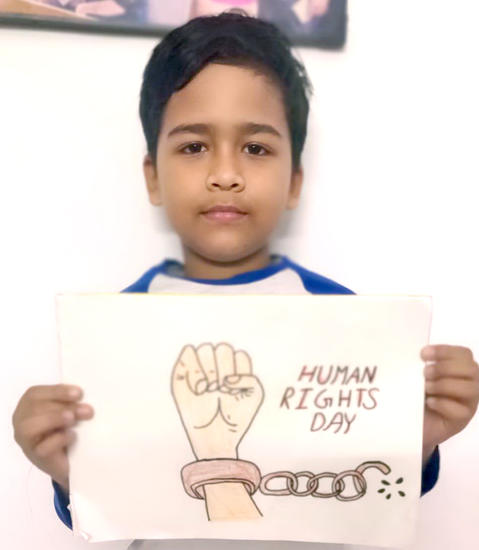 Presidium Punjabi Bagh, STUDENTS PROMOTE THE IMPORTANCE OF HUMAN RIGHTS DAY