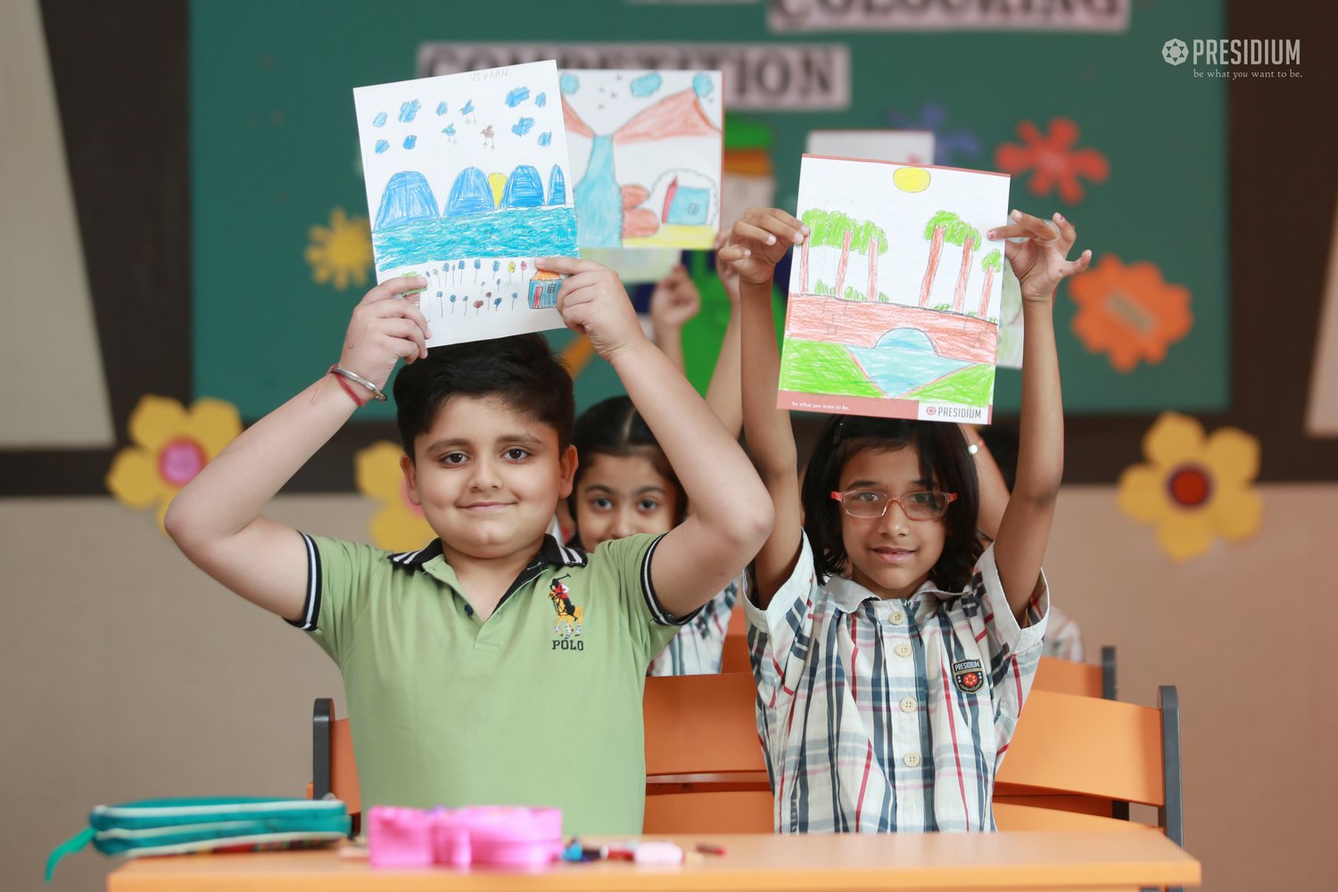 Presidium Rajnagar, STUDENTS SHOWCASE THEIR CREATIVE FLAIR & ARTISTIC SKILLS