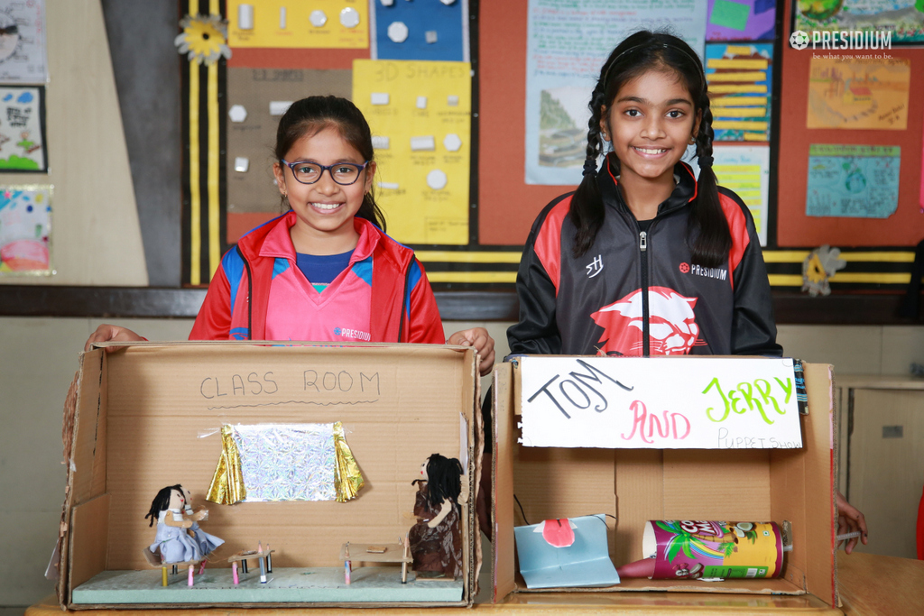 Presidium Indirapuram, OUR BUDDING ARTISTS MAKE THE MOST OF PUPPET MAKING COMPETITION