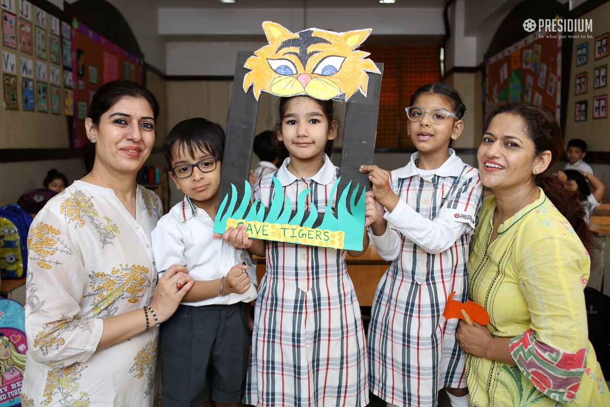 Presidium Indirapuram, INTERNATIONAL TIGER DAY: SAVE THE ROAR OF THE JUNGLE! 