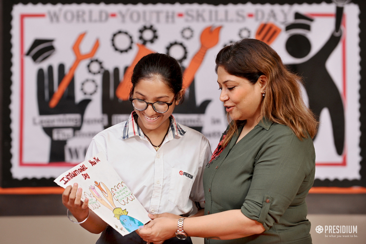 Presidium Noida-31, STUDENTS SPREAD AWARENESS ABOUT RELEVANT SKILLS Presidium Noida-31, STUDENTS SPREAD AWARENESS ABOUT RELEVANT SKILLS