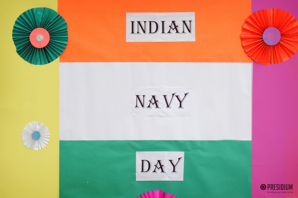 Presidium Rajnagar, STUDENTS HONOR NAVAL FORCES FOR GUARDING US FROM SEAS ON NAVY DAY