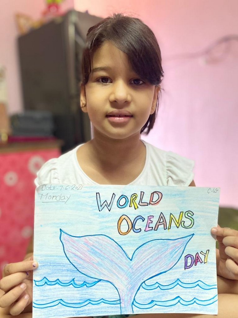 Presidium Rajnagar, STUDENTS SAY YES TO KEEPING OUR OCEANS CLEAN Presidium Rajnagar, STUDENTS SAY YES TO KEEPING OUR OCEANS CLEAN