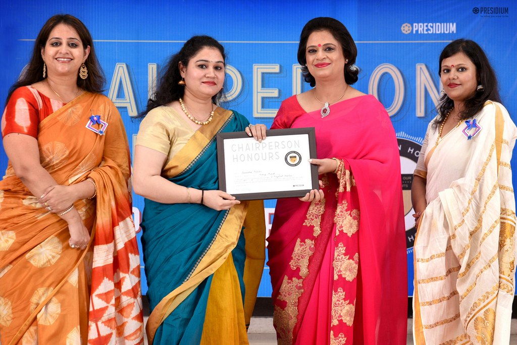 Presidium Indirapuram, GLORIFYING THE ROLE OF TEACHERS: CHAIRPERSON HONOURS FOR TEACHERS