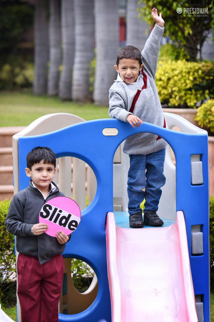 Presidium Dwarka-6, AN ACTIVITY IS ORGANIZED FOR STUDENTS TO LEARN ACTION WORDS Presidium Dwarka-6, AN ACTIVITY IS ORGANIZED FOR STUDENTS TO LEARN ACTION WORDS