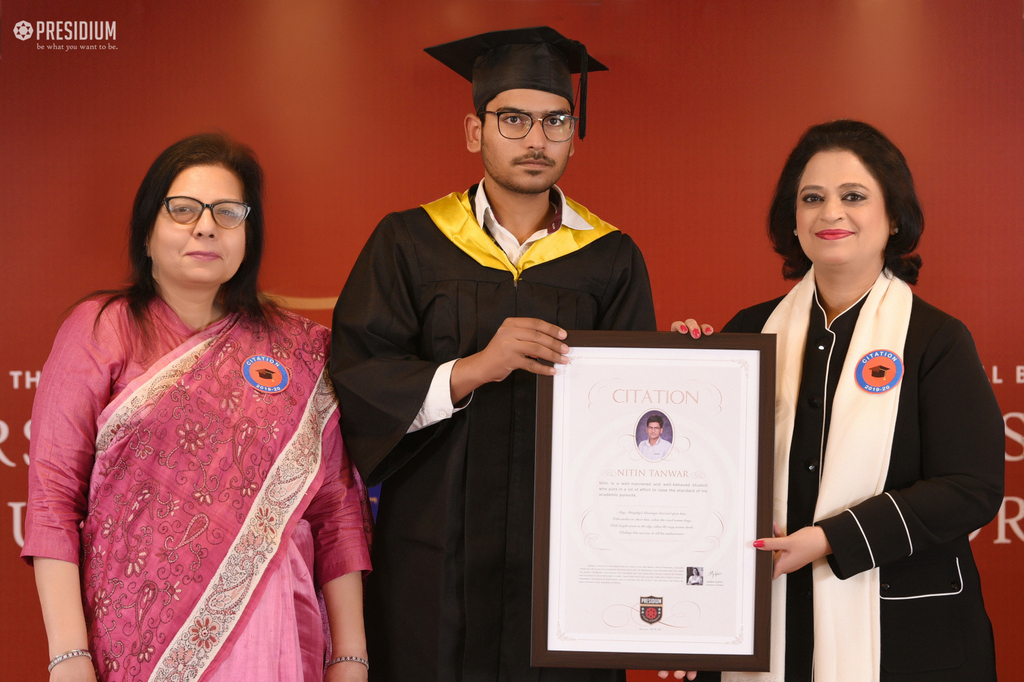 Presidium Gurgaon-57, CITATION CEREMONY: WISHING THE STUDENTS A BRIGHTER FUTURE AHEAD