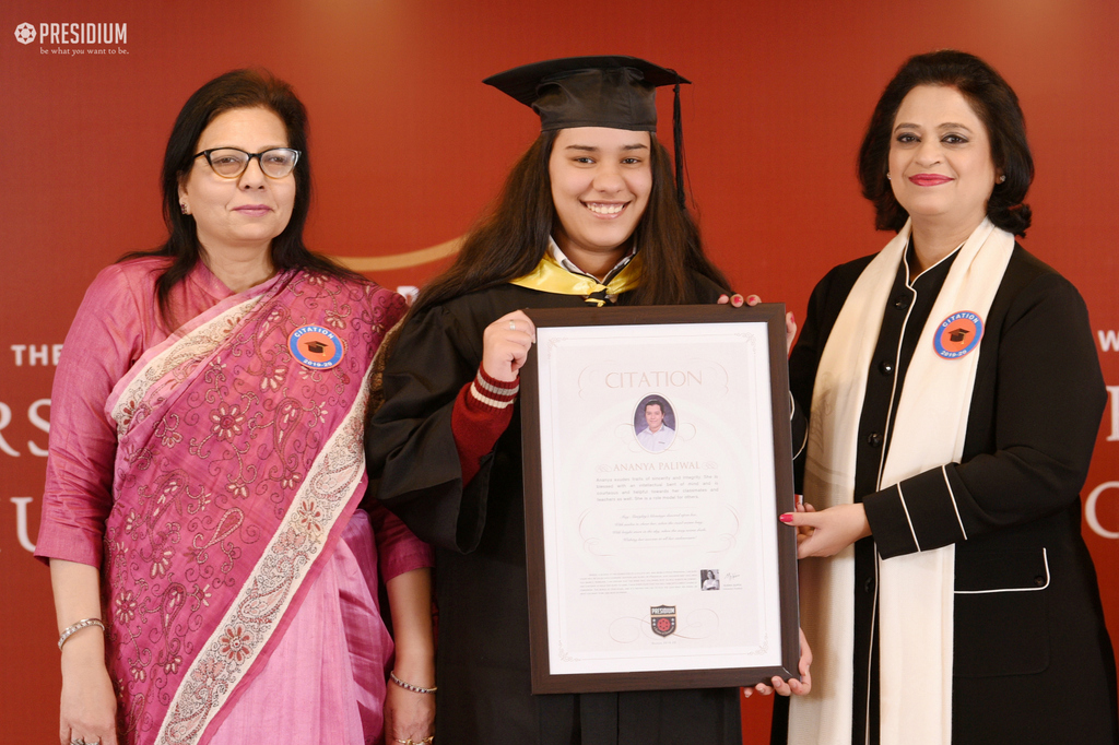 Presidium Gurgaon-57, CITATION CEREMONY: WISHING THE STUDENTS A BRIGHTER FUTURE AHEAD