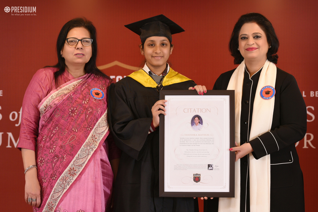 Presidium Gurgaon-57, CITATION CEREMONY: WISHING THE STUDENTS A BRIGHTER FUTURE AHEAD